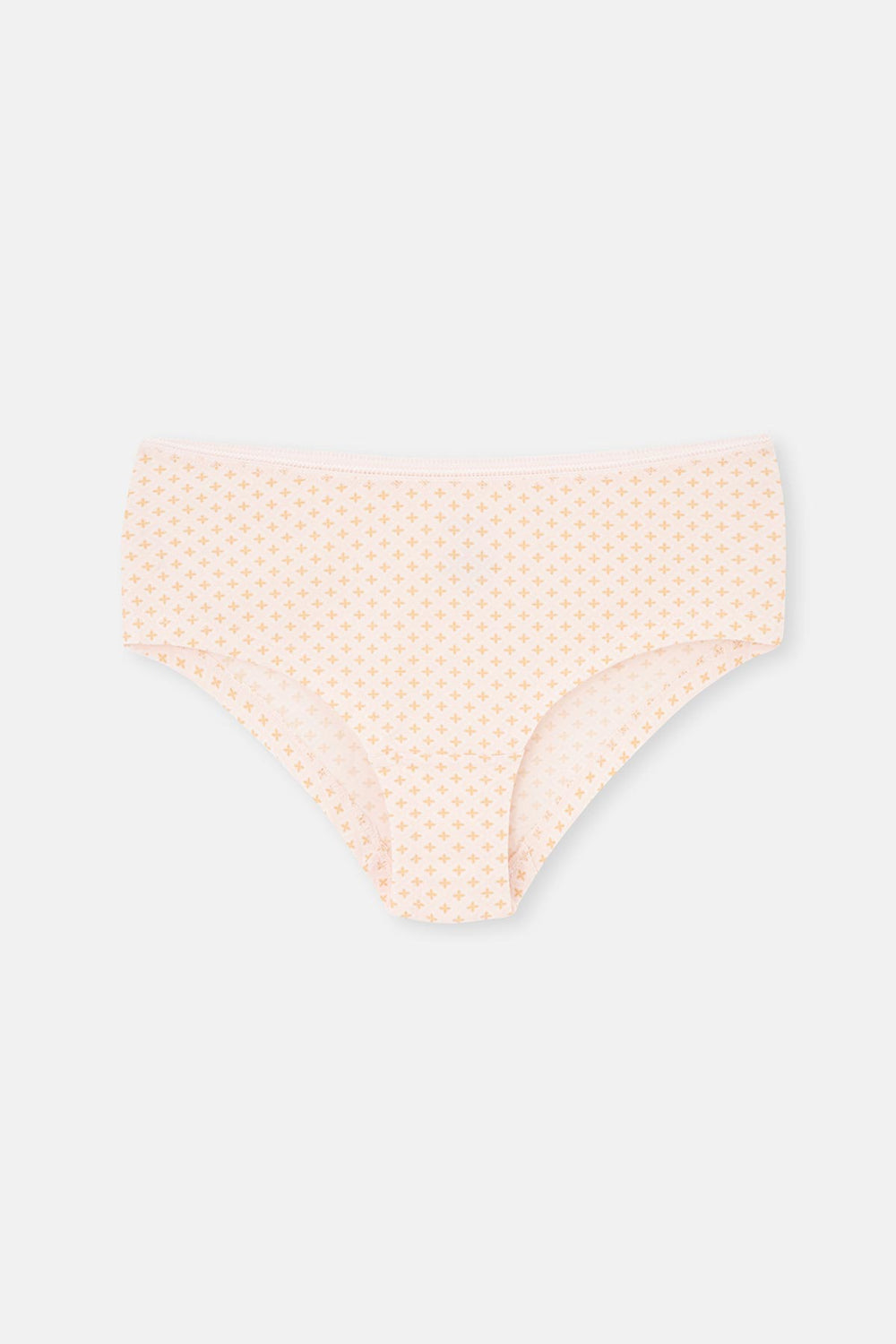 Light Salmon-Soft Pink 3-PACK PATTERNED HIPSTER PANTIES