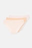 Light Salmon-Soft Pink 3-PACK PATTERNED BRIEF PANTIES