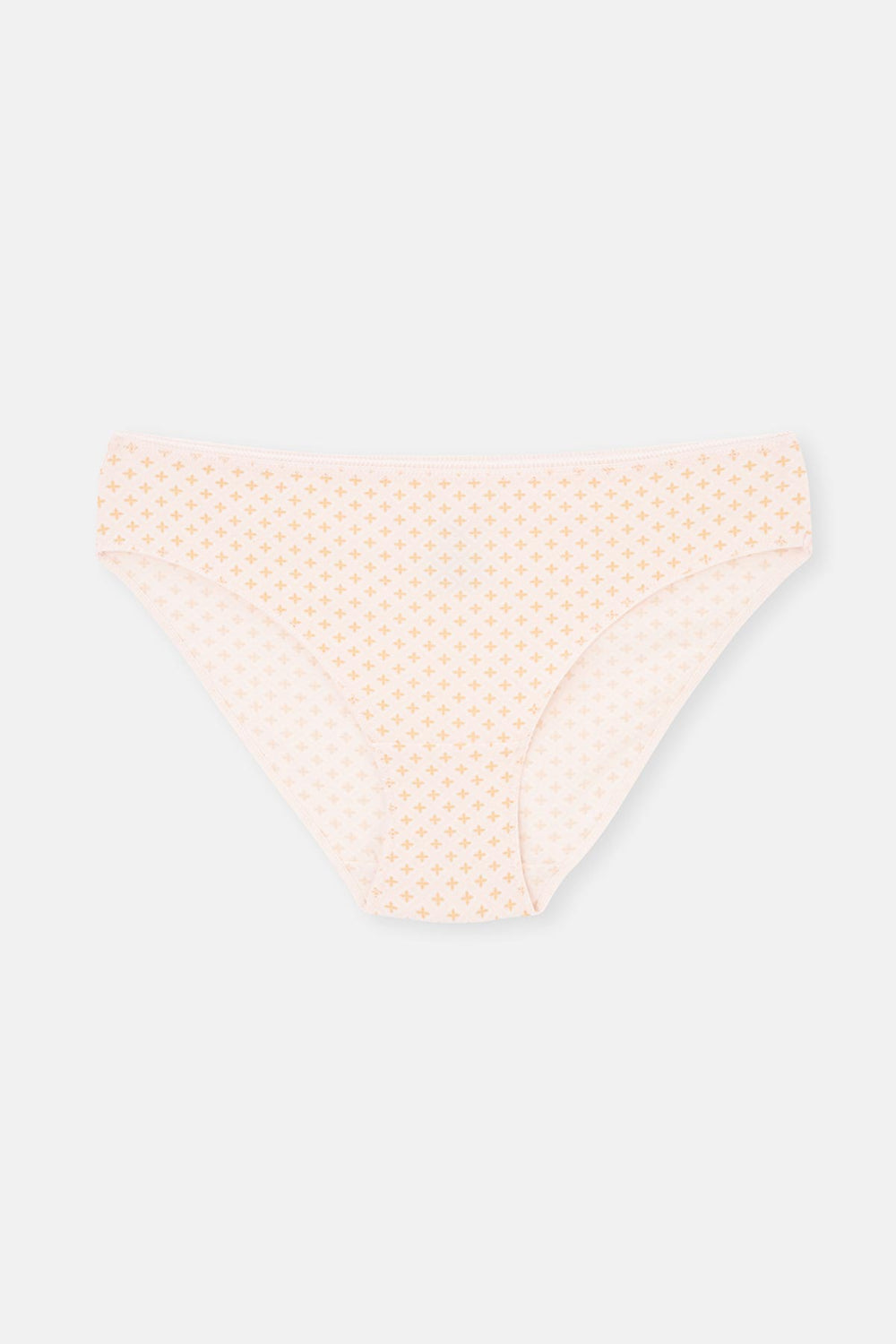 Açık Somon-Soft Pembe Soft Kadın 3'lü Desenli Brıef Külot