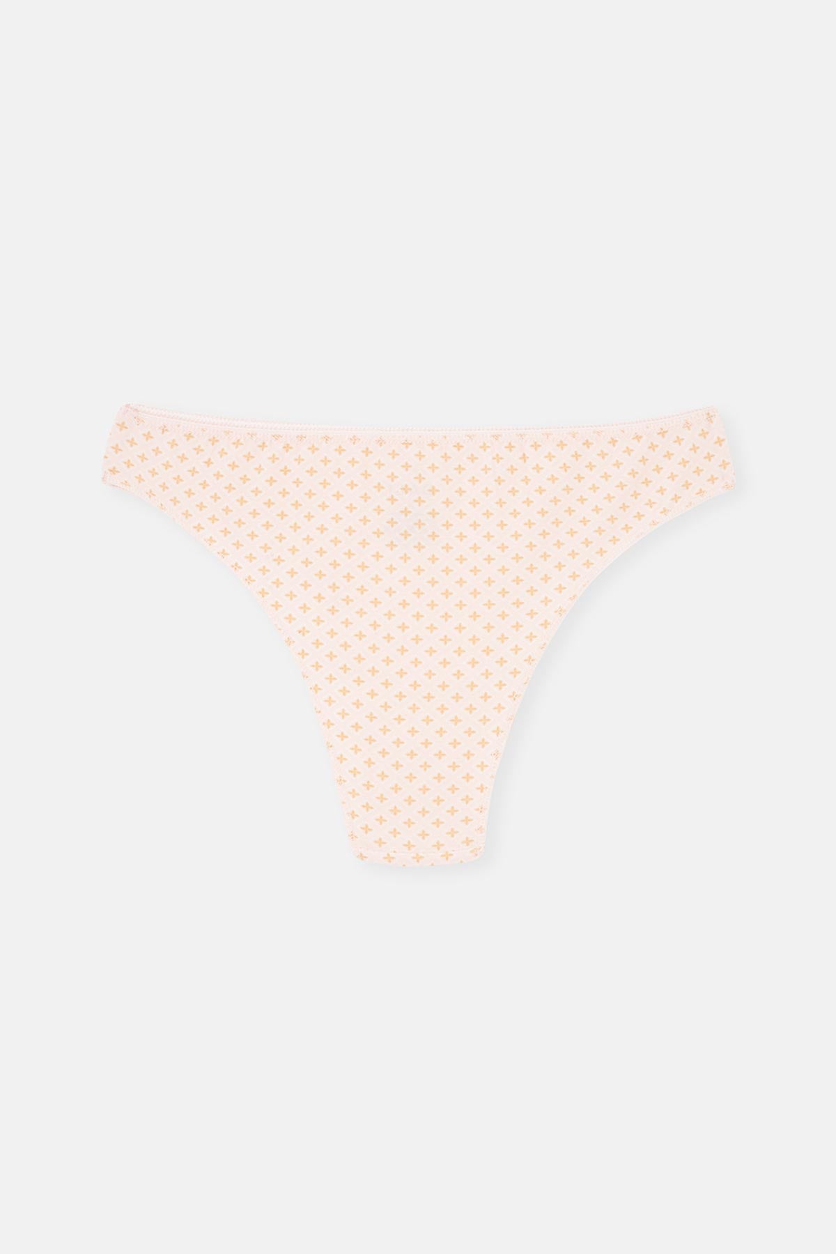 Light Salmon-Soft Pink 3-PACK PATTERNED BRAZILIAN PANTIES