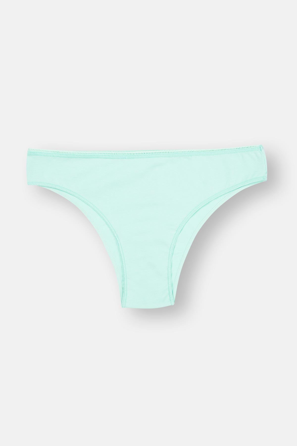 Mürdüm-Pembe-Turkuaz Kadın 3'Lü Desenli Brazilian Külot