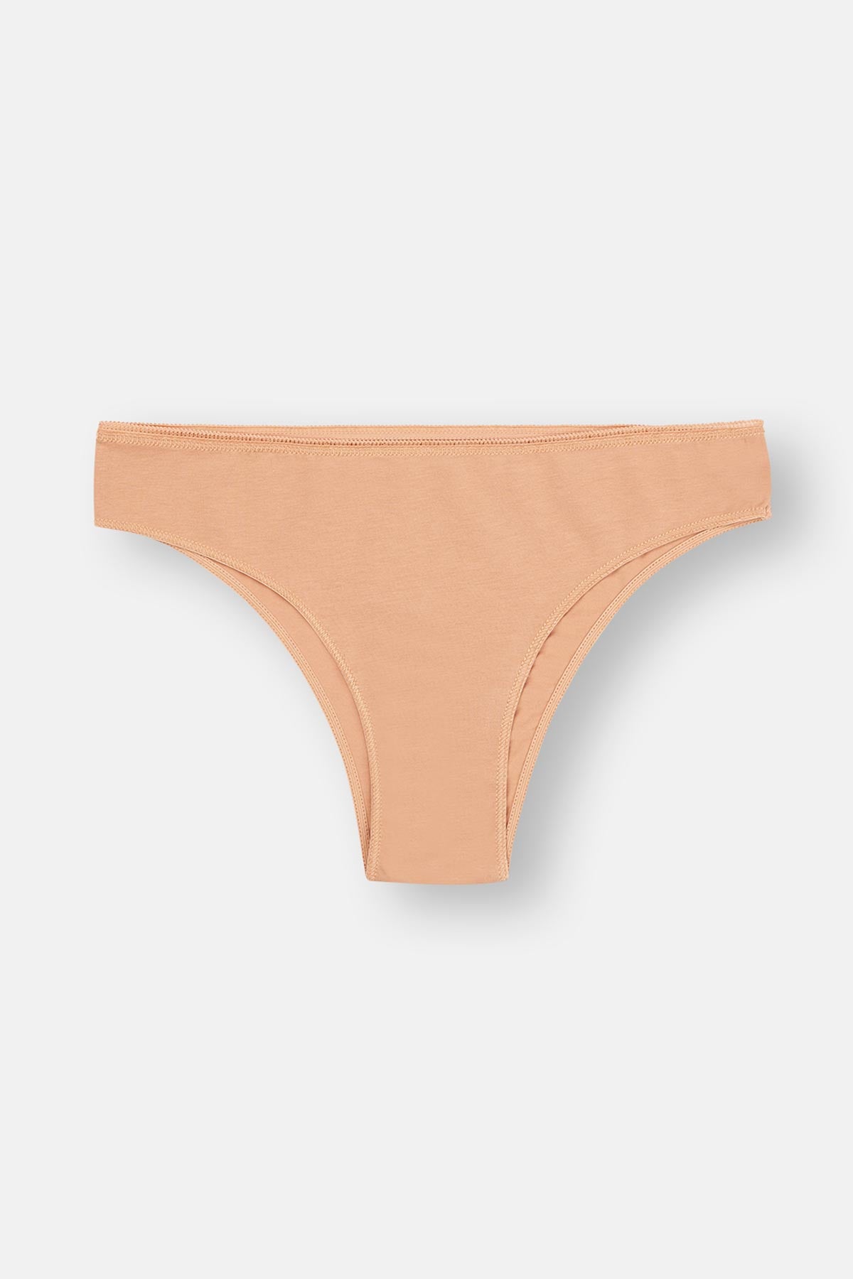 Ecru-Red-Milky Coffee 3-PACK PATTERNED BRAZILIAN PANTIES
