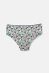 Gray-Soft Pink 3-PACK PATTERNED HIPSTER PANTIES