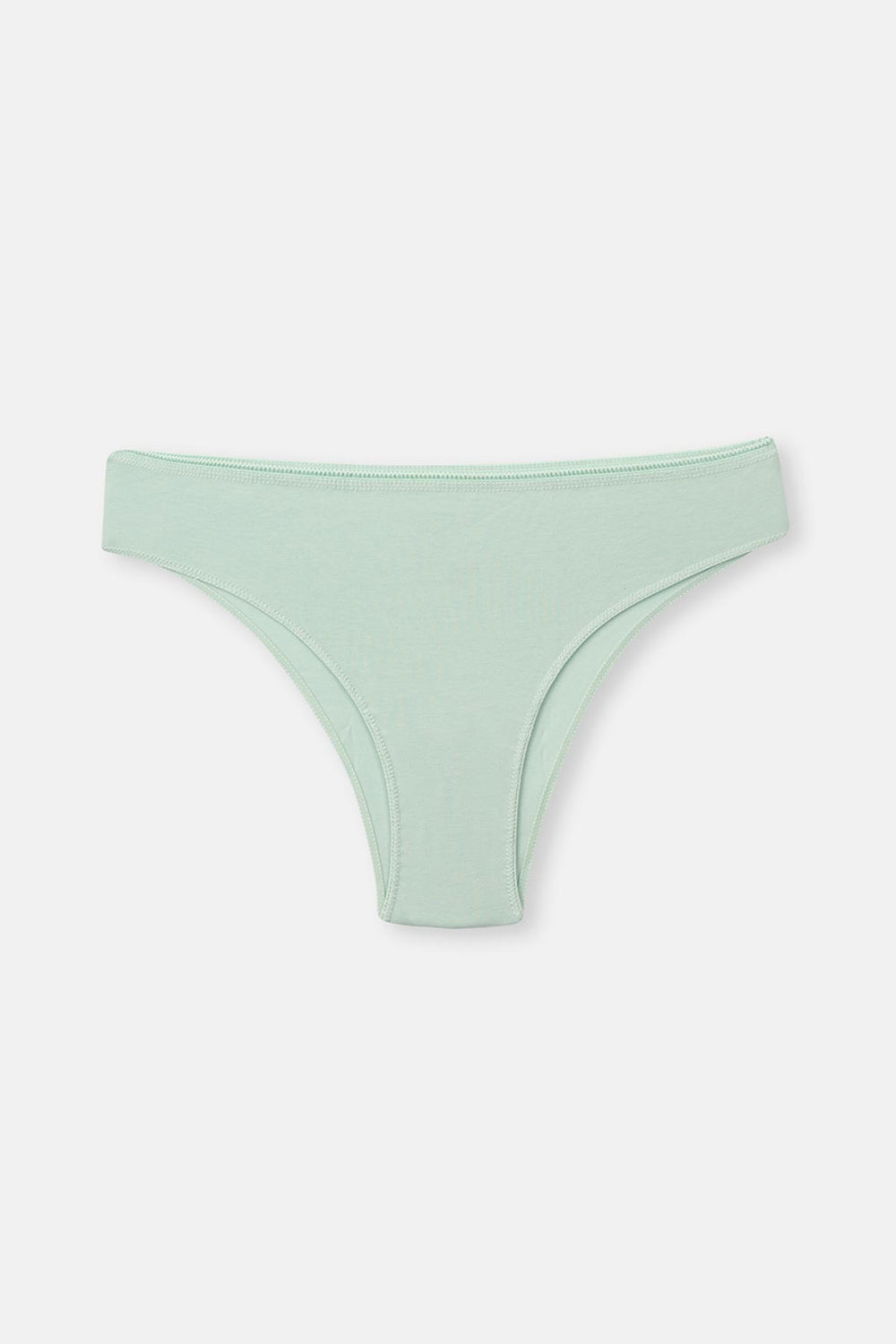 Gri-Mint-Mor Kadın 3'lü Düz Brazilian Külot
