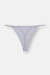 Gray-Mint-Purple 3-PACK PLAIN G-STRING PANTIES