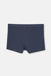 Navy 3-Pack Plain Cotton Boxers