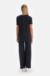 Black MODAL MATERNITY PANTS