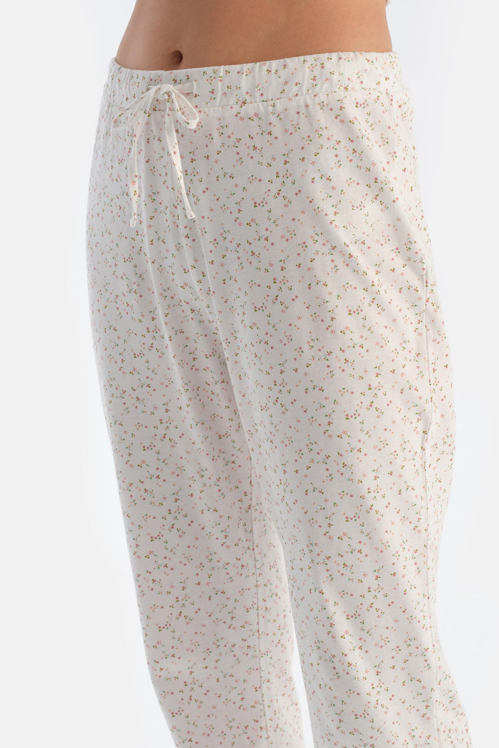 Ecru-Pink 2-PACK FLOWER PATTERNED SUPREME TROUSERS
