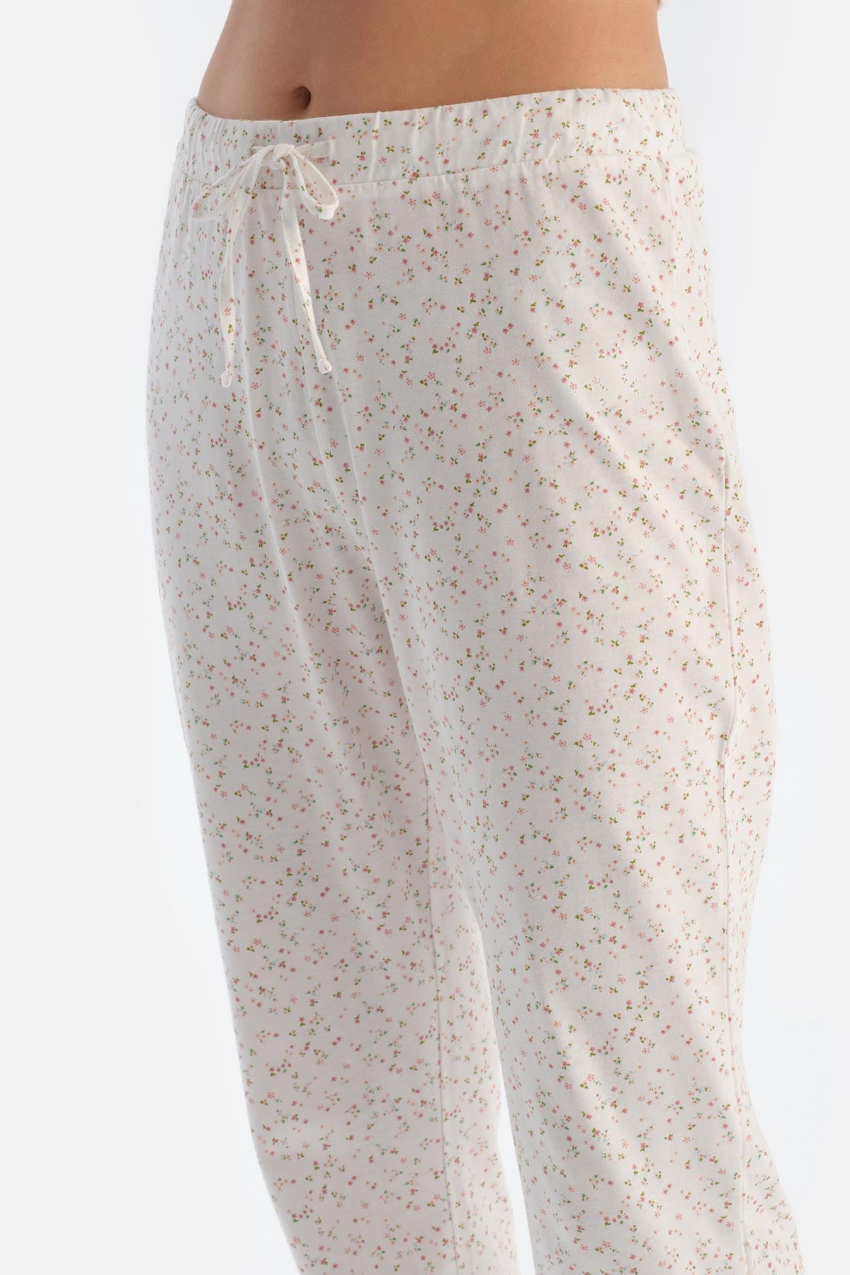 Ecru-Pink 2-PACK FLOWER PATTERNED SUPREME TROUSERS