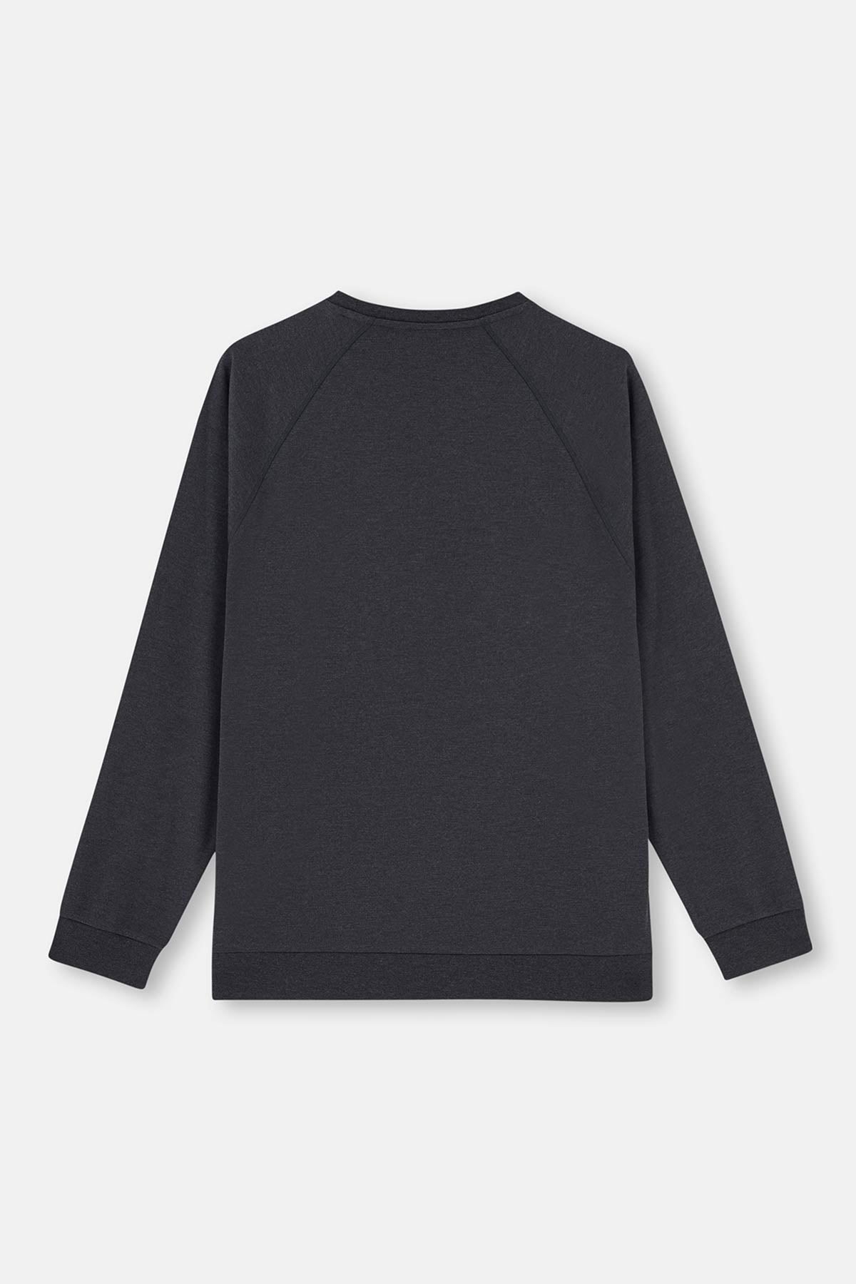 Smoke RIB DETAILED CREW-NECK EVERFRESH SWEATSHIRT