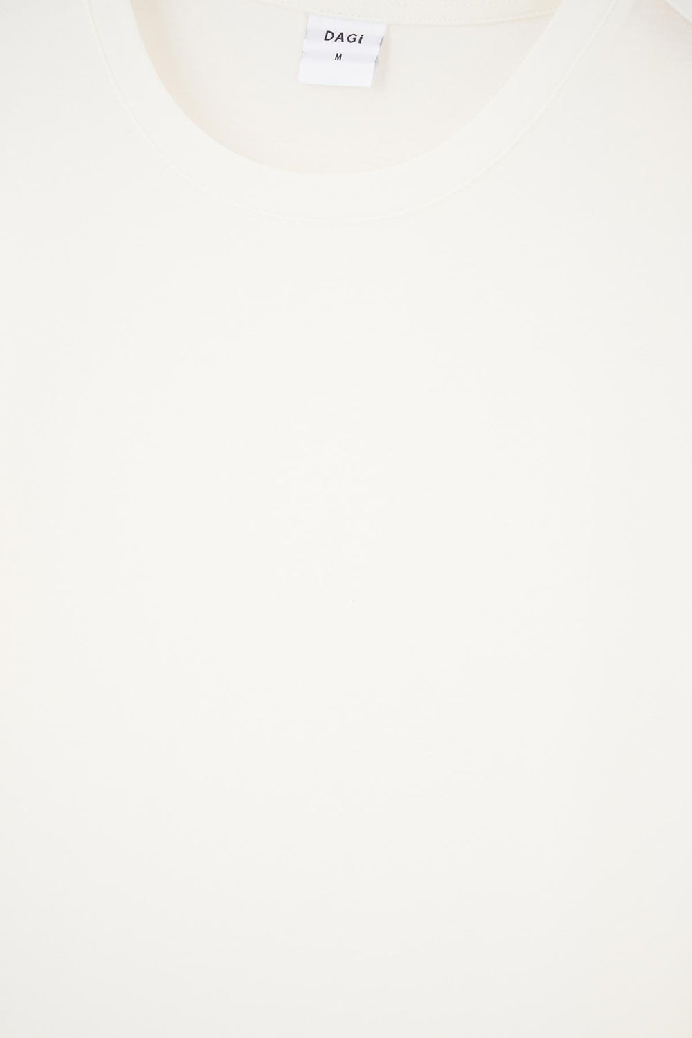 Ekru Bisiklet Yaka Kısa Kollu Süprem Tişört