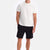 Bordeaux-Black COTTON MODAL DOUBLE KNITTED SHORTS