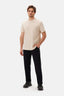 Black FLAT LEG SWEATPANTS