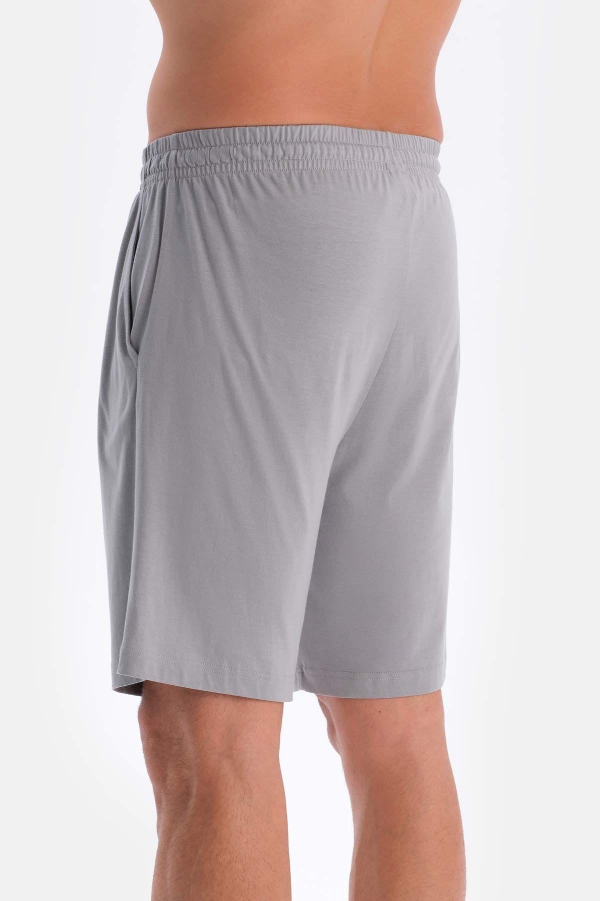 Black HALF POTTED SHORT SLEEVE SHORTS TROUSERS TRIPLE PAJAMA SET