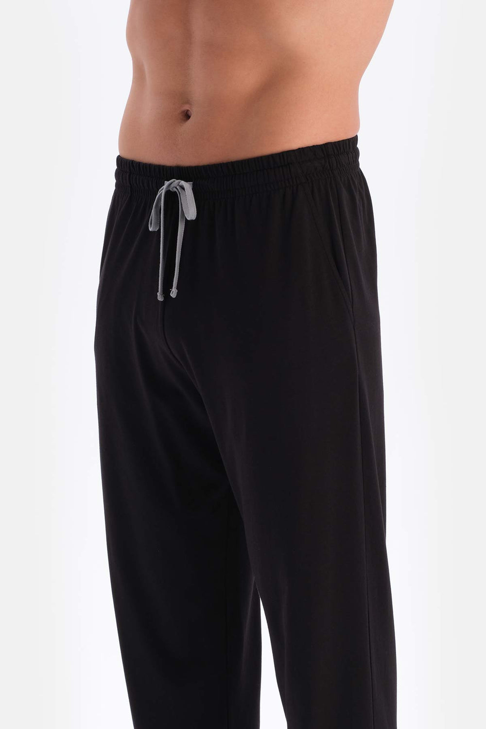 Black HALF POTTED SHORT SLEEVE SHORTS TROUSERS TRIPLE PAJAMA SET