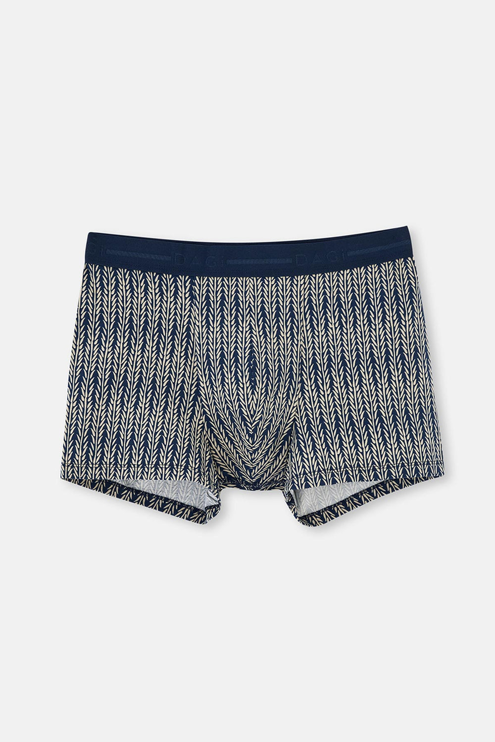 Lacivert Pamuk Desenli 3'lü Boxer