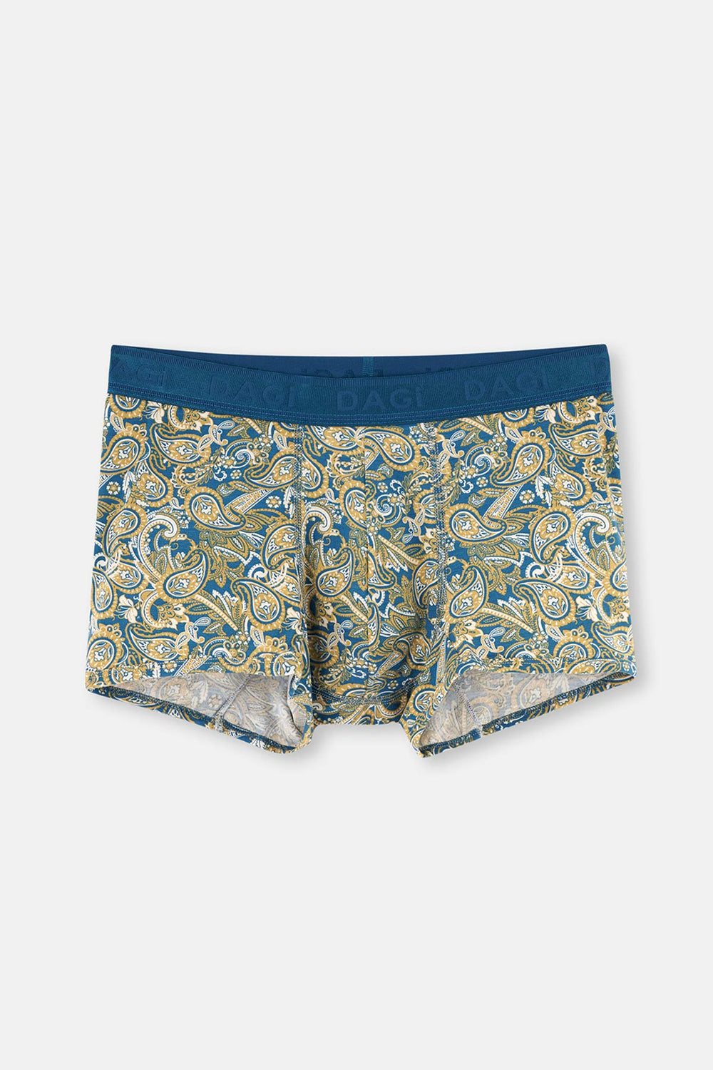 Yeşil Micro Modal Desenli 3'lü Boxer