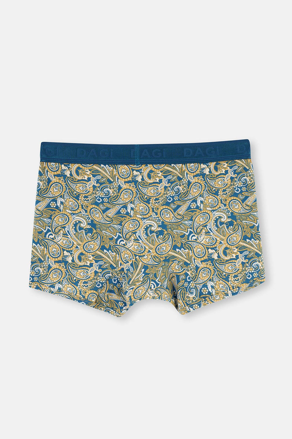 Yeşil Micro Modal Desenli 3'lü Boxer