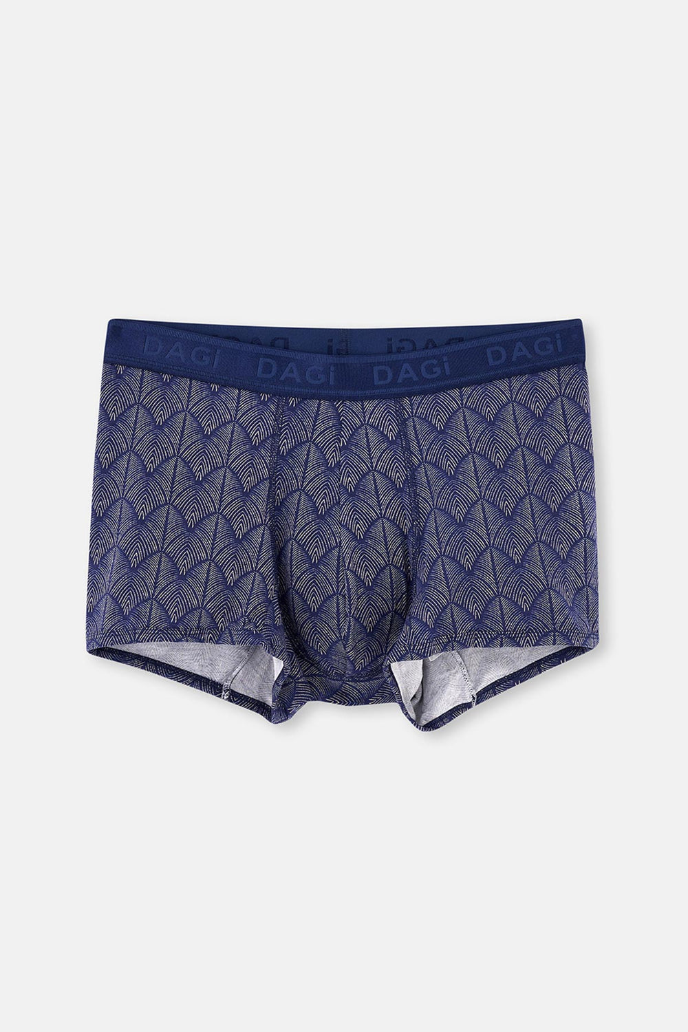 Lacivert Micro Modal Desenli 2'li Boxer