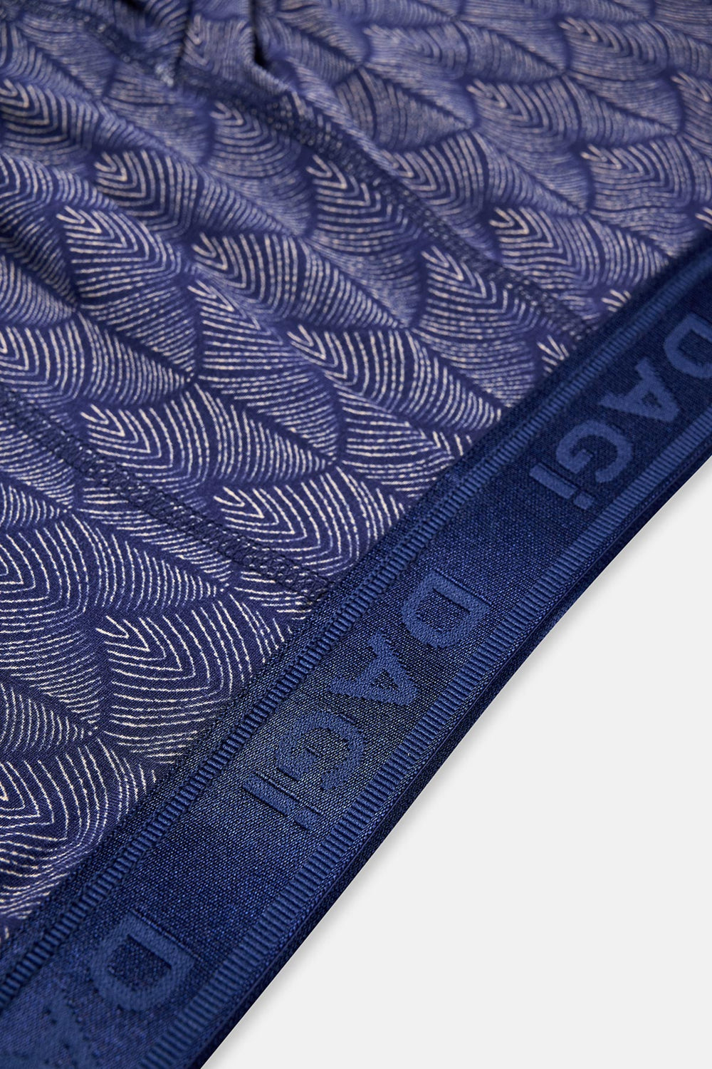 Lacivert Micro Modal Desenli 2'li Boxer