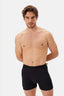 Siyah Basic Yan Detaylı Boxer