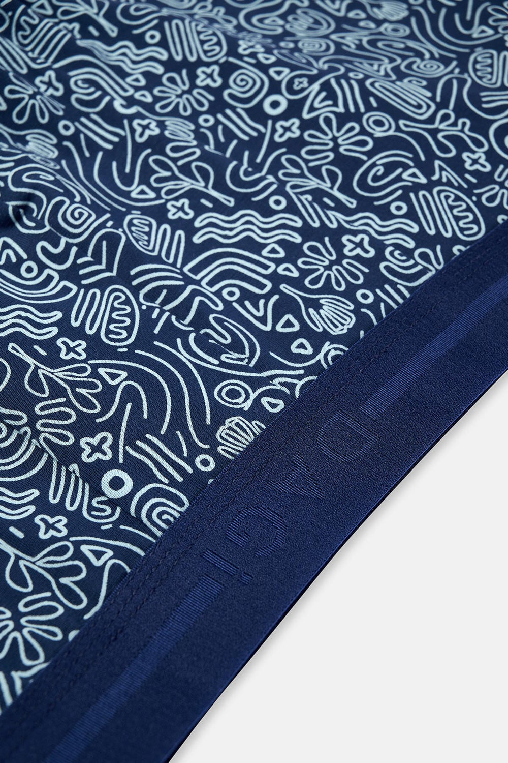 Lacivert Pamuk Desenli 2'li Boxer