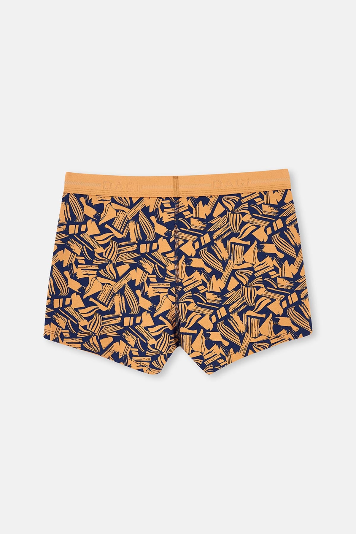 Lacivert Pamuk Desenli 3'lü Boxer