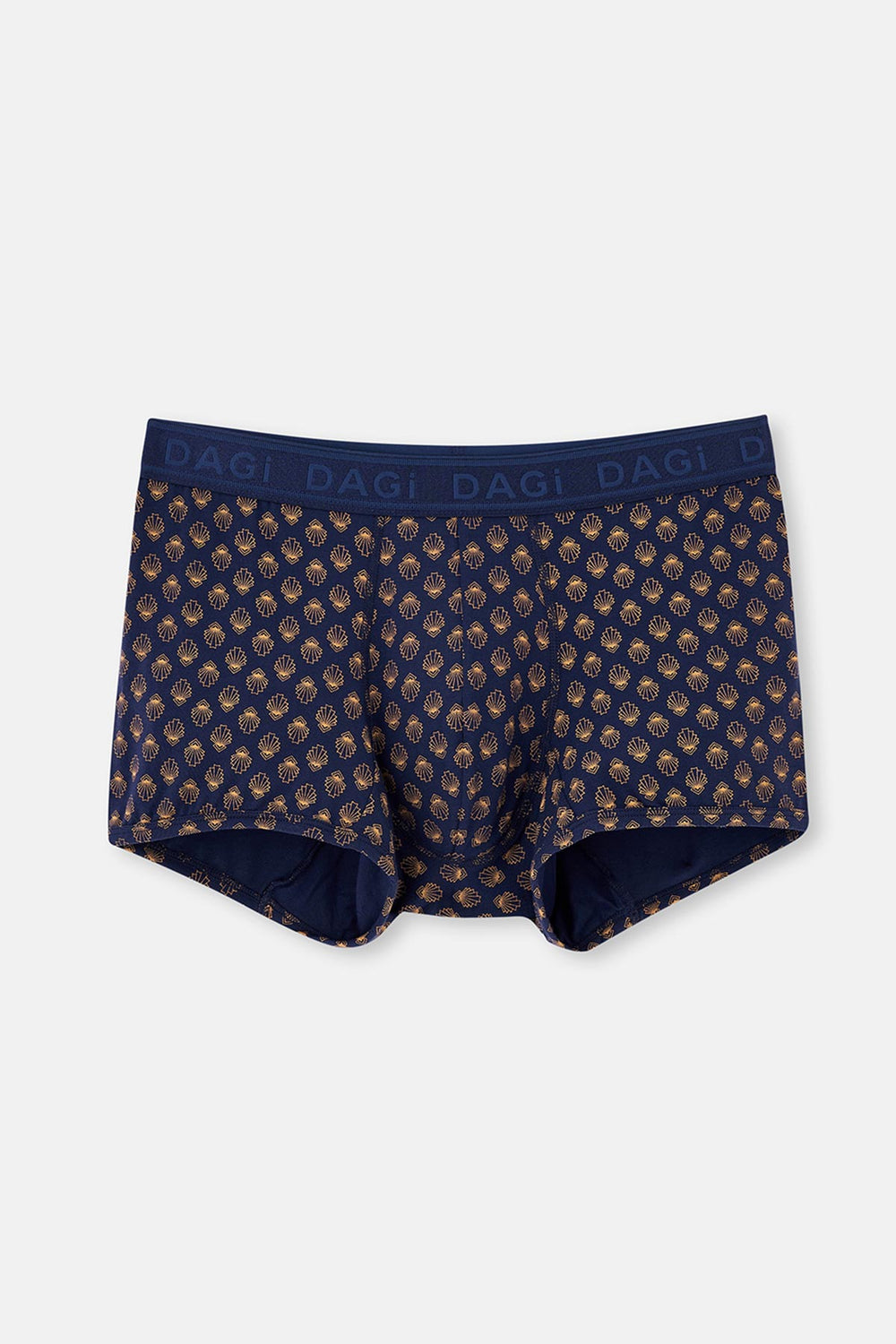 Lacivert Micro Modal Desenli 3'lü Boxer