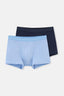 Navy Blue-Blue Melange BOXER