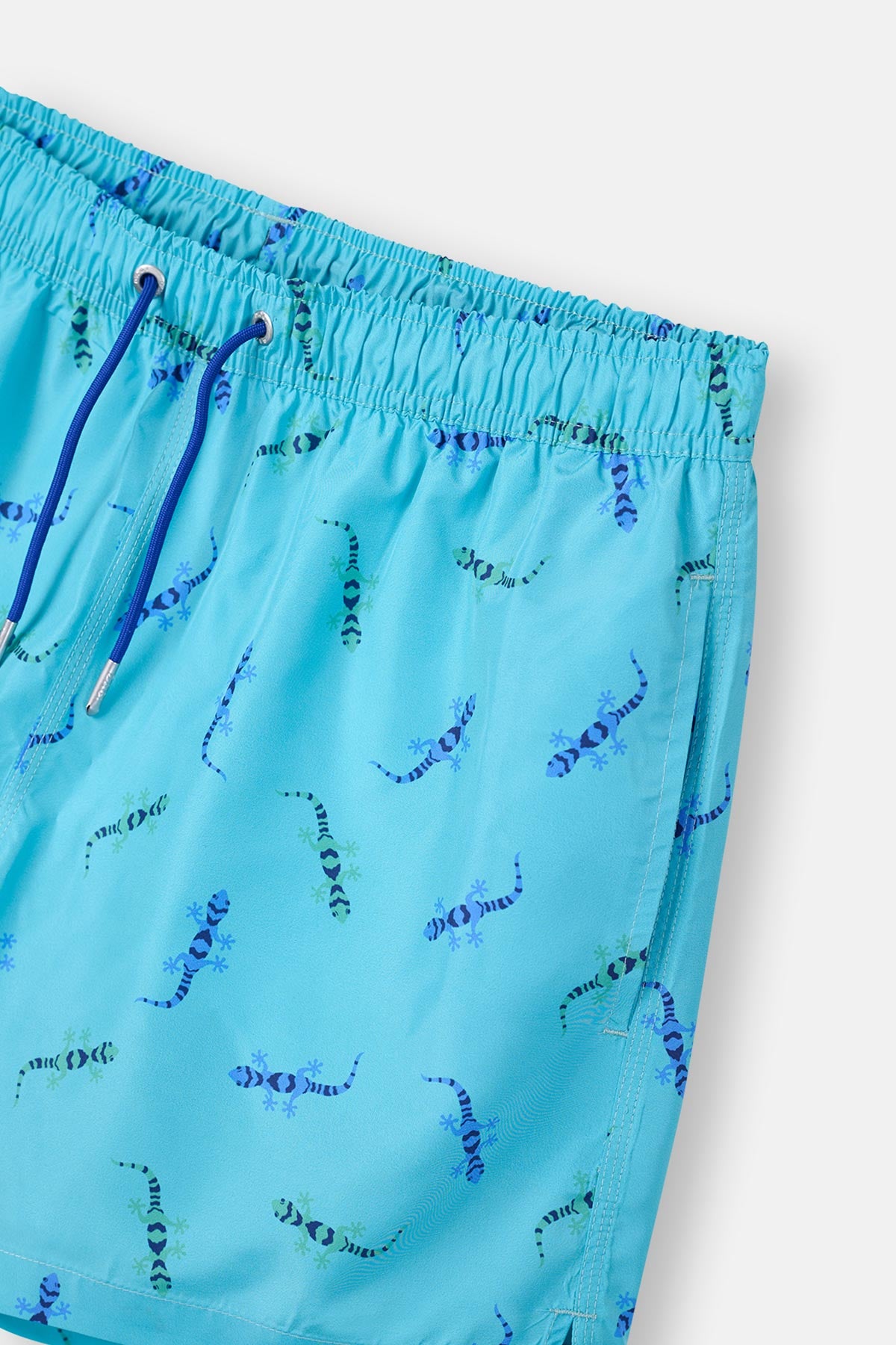 Multicolor Desenli Kısa Deniz Şortu