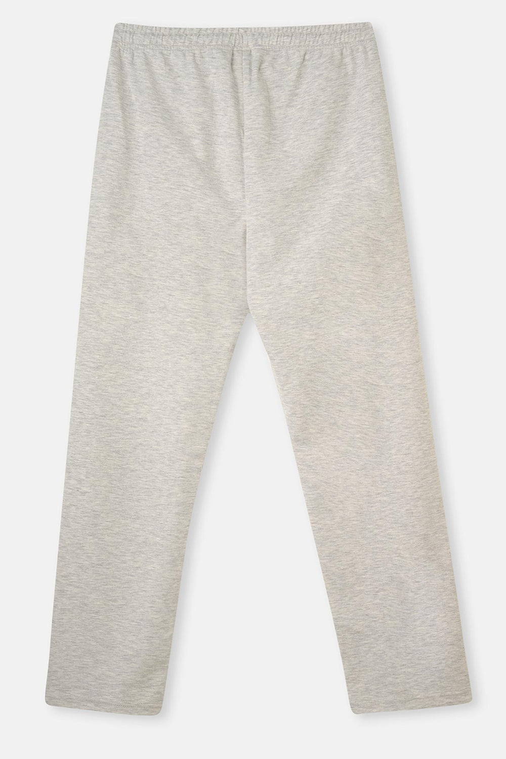 Kar Melanj Interlok Cepli Pantolon Pijama Altı