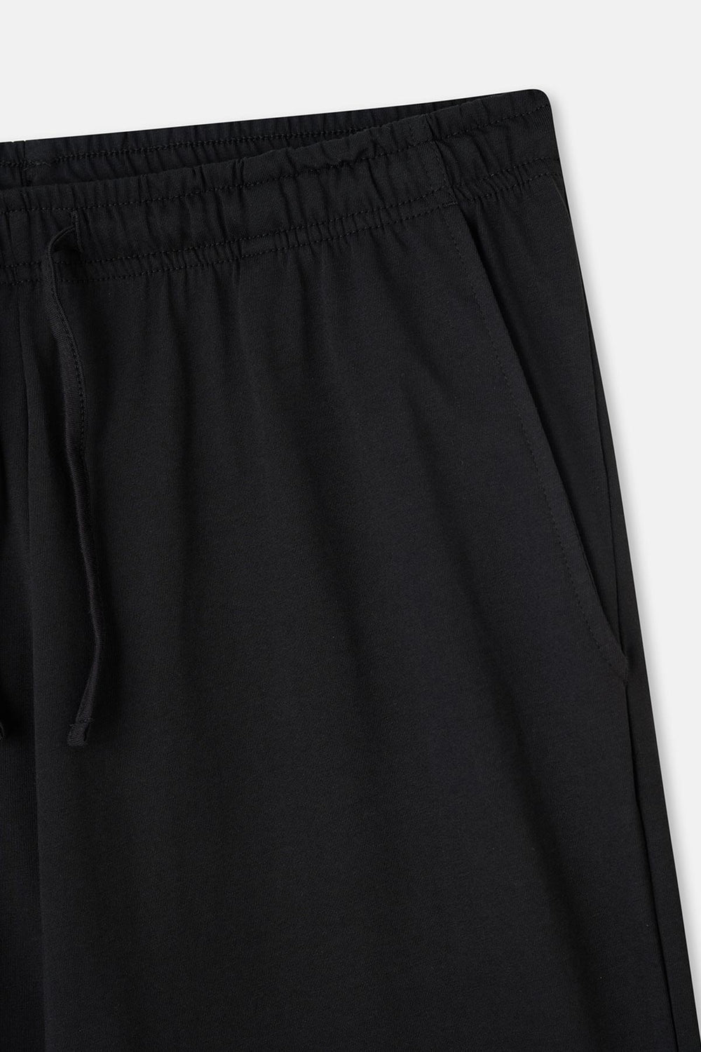 Siyah Süprem Cepli Pantolon Pijama Altı