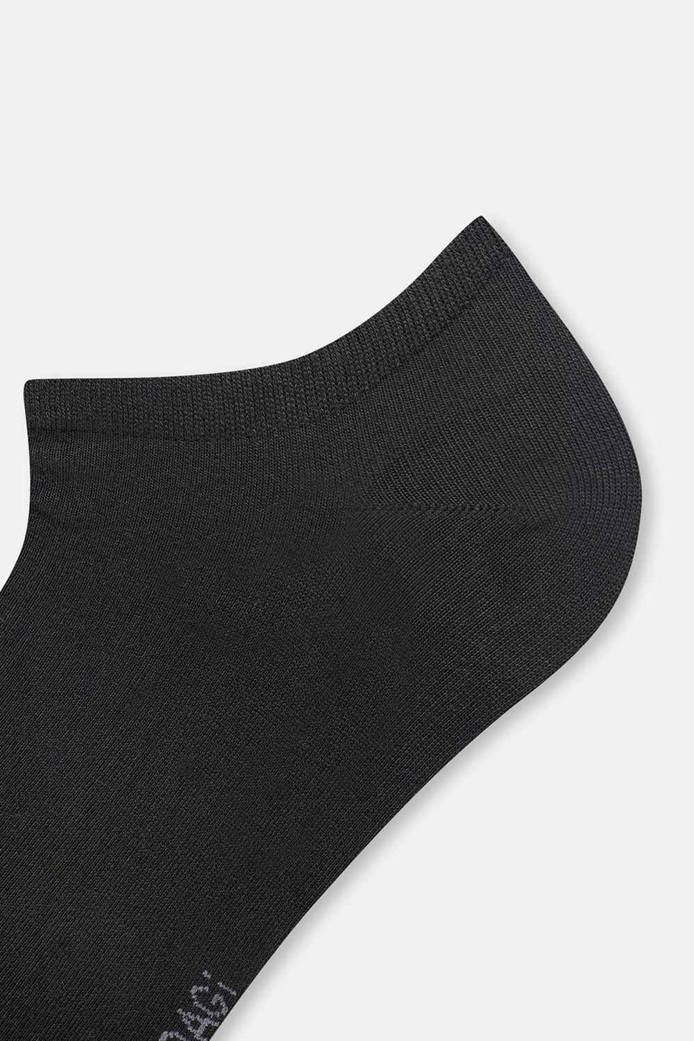 Black MENS ALL BLACK MODAL SOCKS
