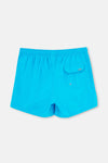 Mavi Düz Kısa Deniz Şortu