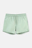 Yeşil Düz Kısa Deniz Şortu