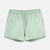 Yeşil Düz Kısa Deniz Şortu