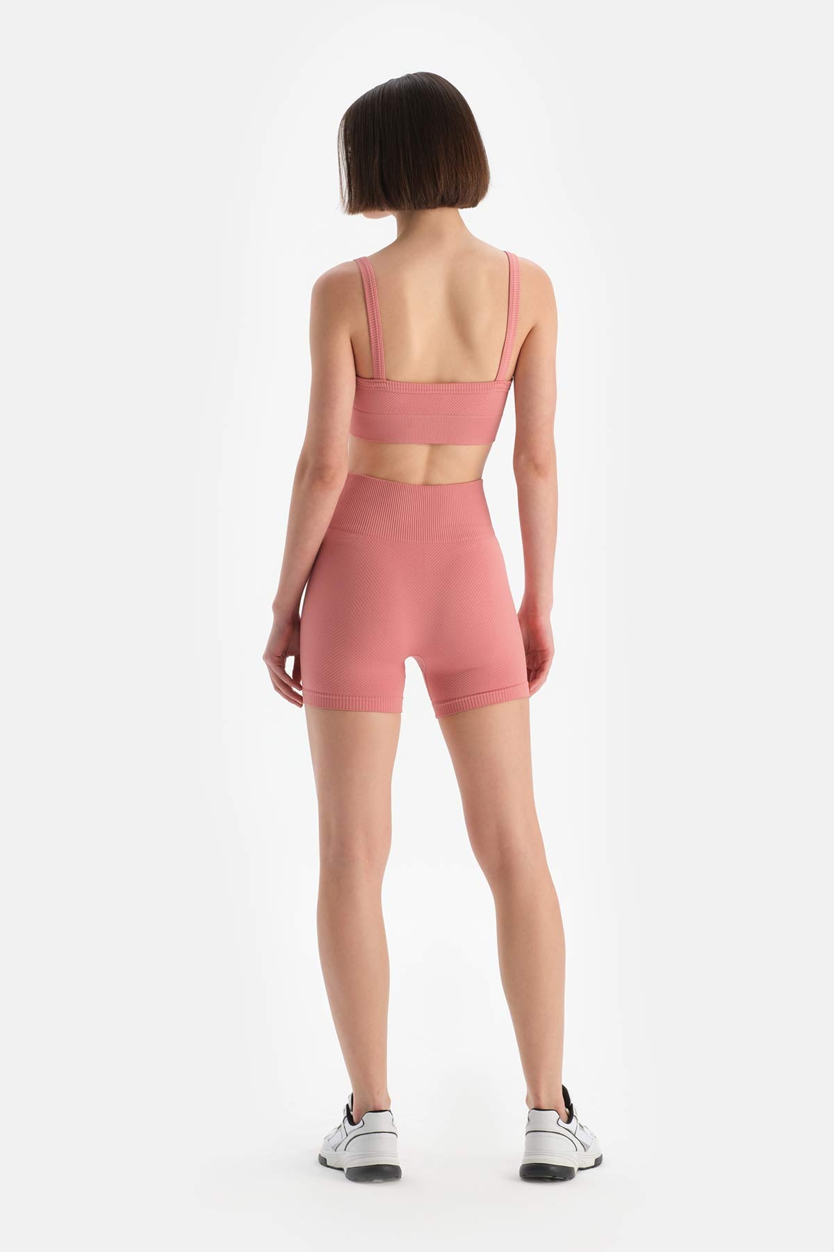 Gül Kurusu Dagi Active Kadın Kalın Askılı Seamless Sporcu Sütyeni