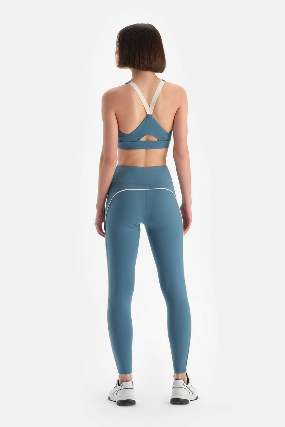 Açık Mavi Dagi Active Kadın Sırt Dekolteli Spor Sütyeni