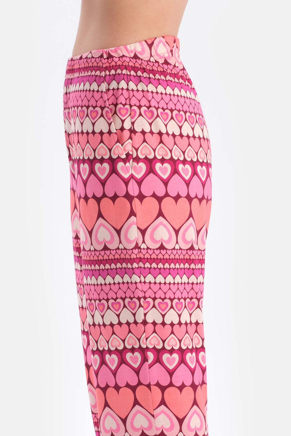 Multicolor Kalpli Metraj Baskılı Gömlek Pantolon Pijama Takımı