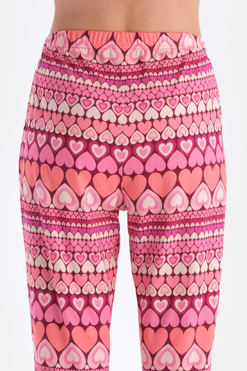 Multicolor Kalpli Metraj Baskılı Gömlek Pantolon Pijama Takımı