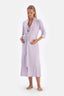 Lilac FLORAL PRINTED COMBED MODAL MATERNITY ROBE