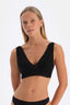 Black LACE DETAILED PREMIUM BASIC SOFT BRA