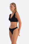 Black LACE DETAILED PREMIUM BASIC SOFT BRA