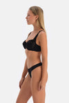 Black LACE DETAILED PREMIUM BASIC WIRE WIRE
