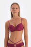 Damson TULLE DETAILED BODYSUIT