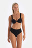 Black LACE DETAILED PREMIUM BASIC BRIEF PANTS