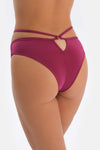 Damson TULLE DETAILED BODYSUIT