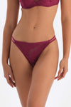 Damson TULLE DETAILED BODYSUIT