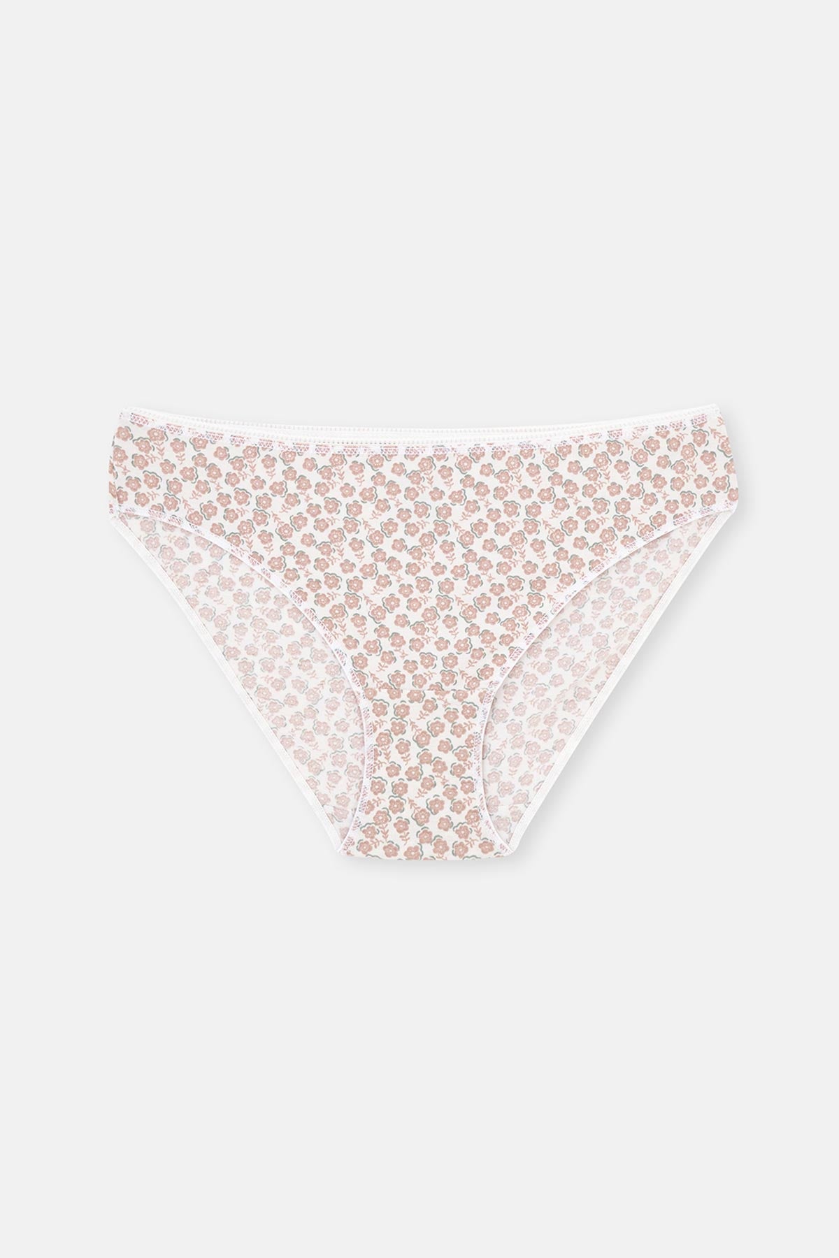 Multicolor 3'lü Desenli Brief Külot