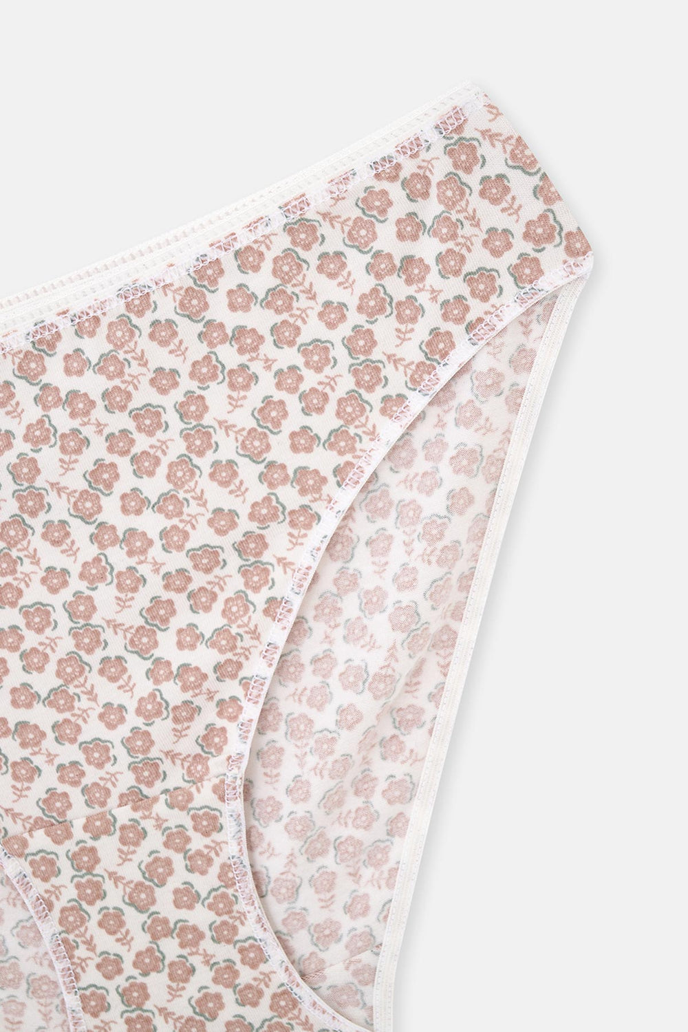 Multicolor 3'lü Desenli Brief Külot